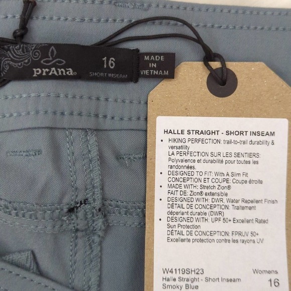 NWT | prAna HALLE STRAIGHT SHORT INSEAM - Picture 9 of 11